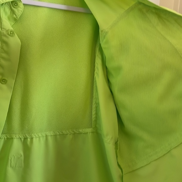 REEL Legends Lime Green Fishing Shirt - Medium - Picture 8 of 11